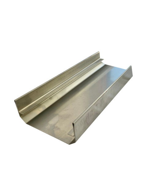 Entwässerungsrinne 100x40mm abgeschrägt ungelocht